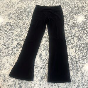 Lululemon black flared leggings